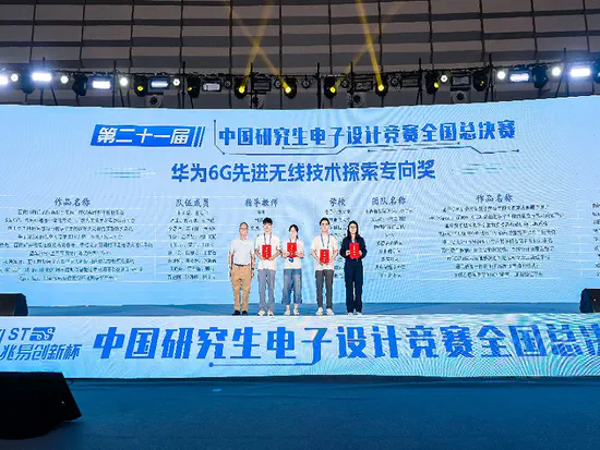 祝贺团队在第二十一届中国研究生电子设计竞赛荣获全国一等奖