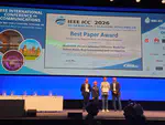 祝贺王秀程同学室内地图定位研究成果荣获 IEEE ICC 2026 最佳论文奖